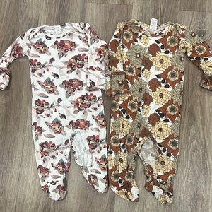 Kate Quinn 6–9M Modal Footie Set | Snap Closure | Set of 2